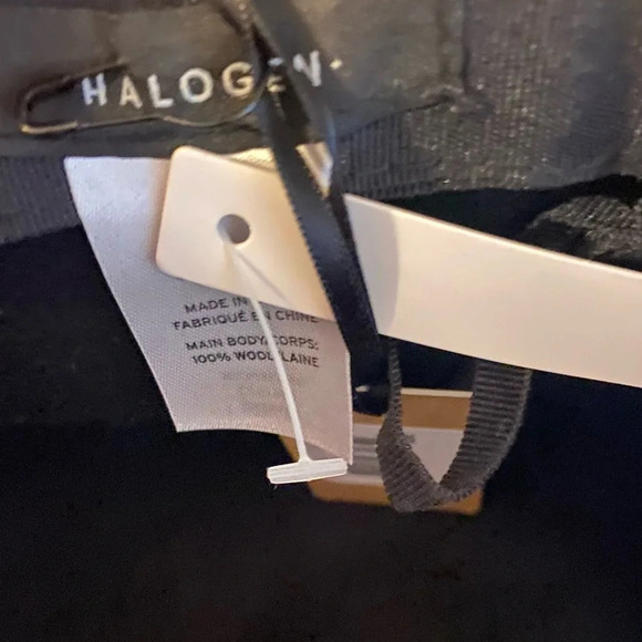 New Halogen black wool Floppy hat Adjustable fit - Picture 5 of 7